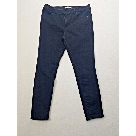 Loft Black Skinny Jeans Women's Size 31/12 Slim Pockets Stretch cotton blend - Picture 5 of 13